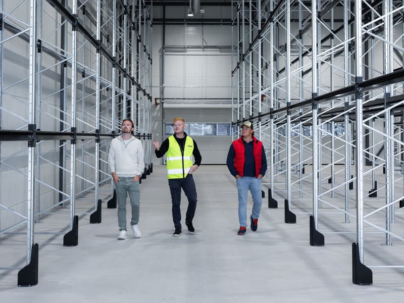 An efficient shelving system